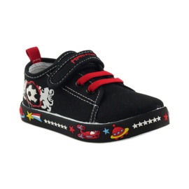 American Club Americké tenisky sneakers kožená stélka červený černý bílý 1