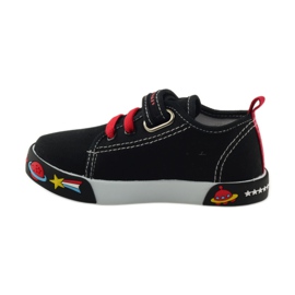 American Club Americké tenisky sneakers kožená stélka červený černý bílý 2