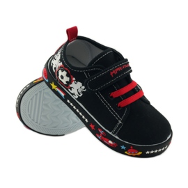 American Club Americké tenisky sneakers kožená stélka červený černý bílý 3