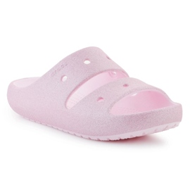 Crocs Classic Glitter Sandal V2 209705-6W růžový 5