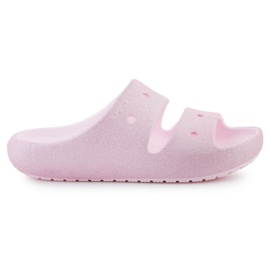 Crocs Classic Glitter Sandal V2 209705-6W růžový 10