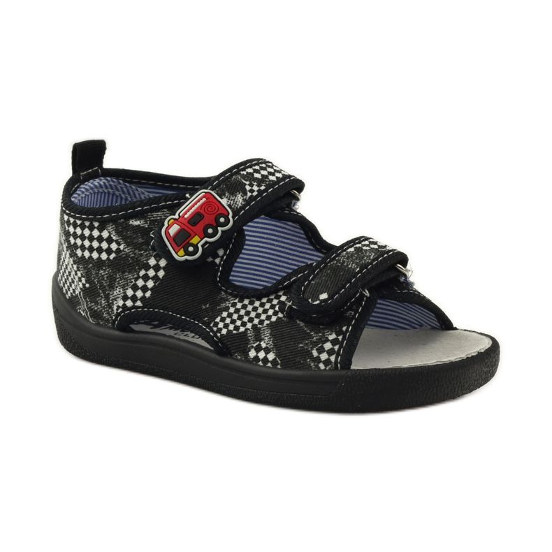 American Club Americké sandály do stélky bílý černá 1