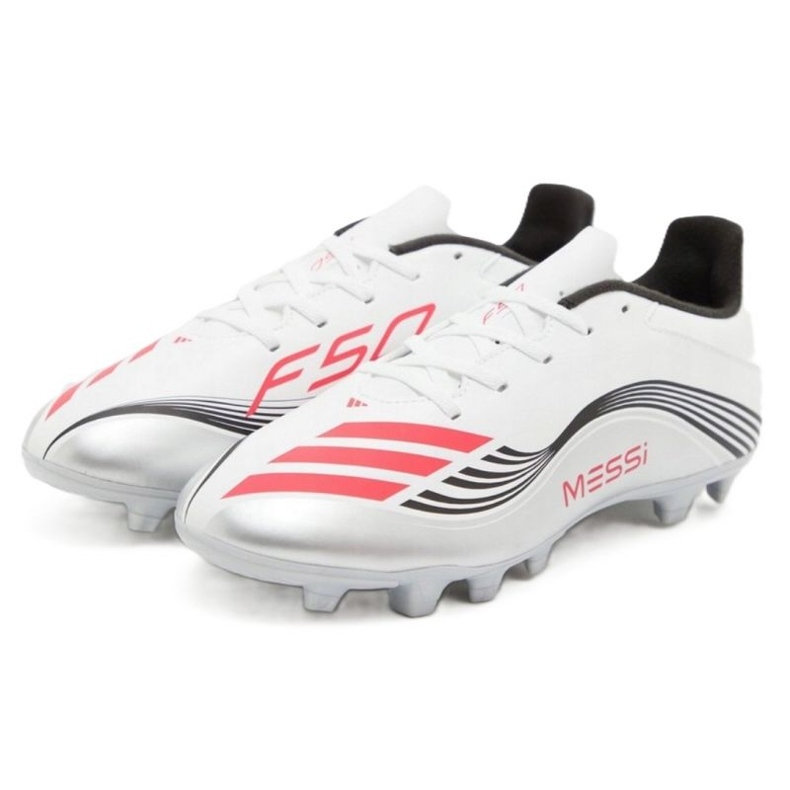Adidas F50 Messi Club FG/MG JP7443 Fotbalové boty bílý 1