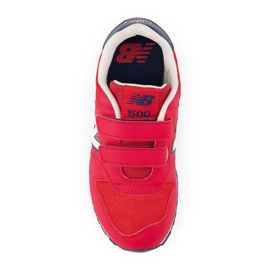 Boty New Balance Jr PV500TR1 červené 7