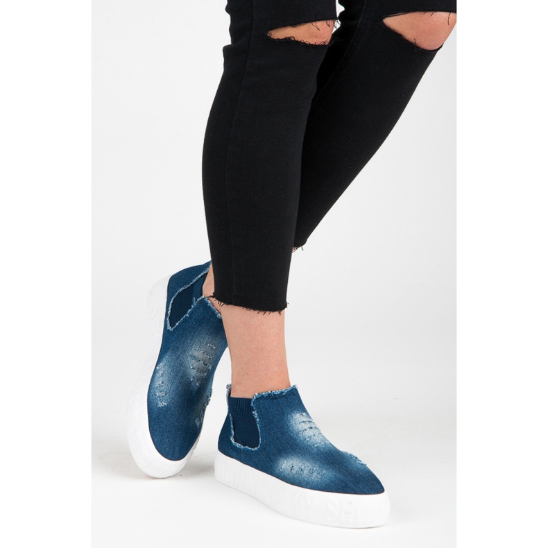 Seastar Denim klouže nad kotník modrý 2