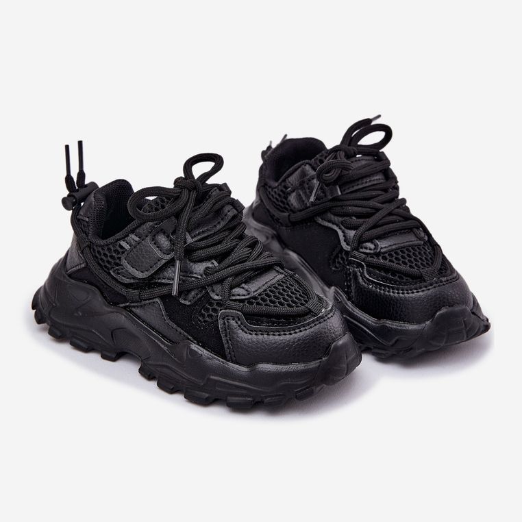 Sportovní bota černé dětské tenisky černý 1