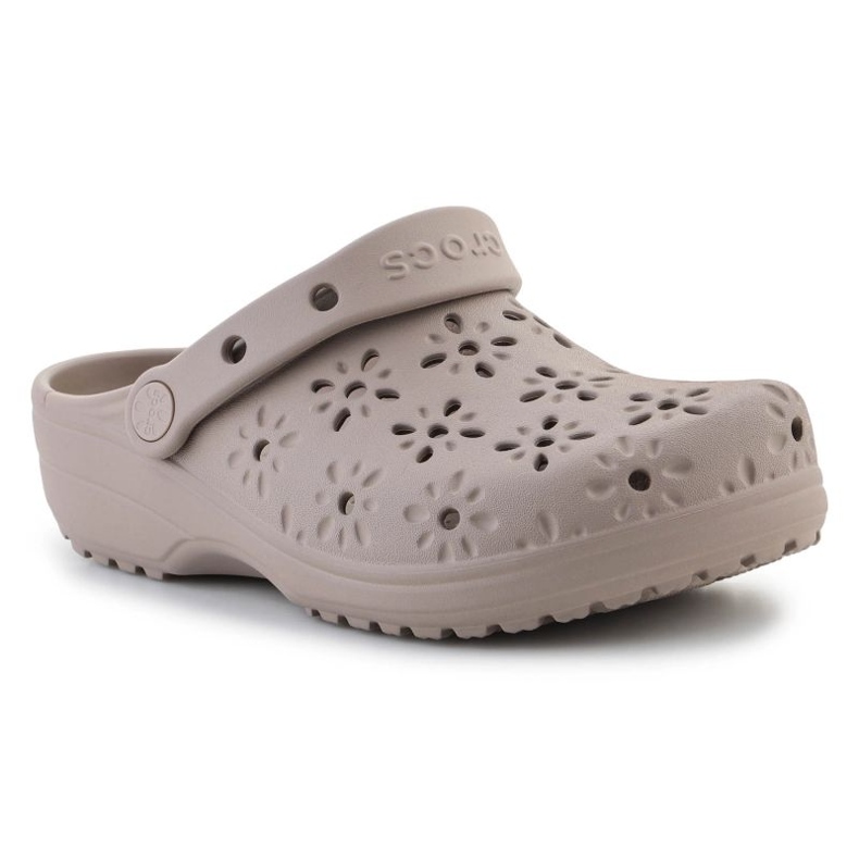 Crocs Classic Floral Cut Out Clog 210927-214 žabky béžový 1