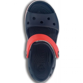 Crocs Crocband Sandal Kids 12856 485 bílý červený modrý 2