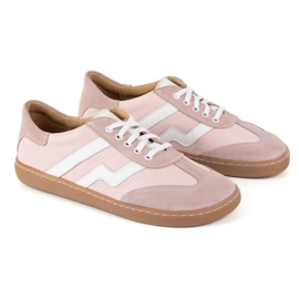 Bosé dámské kožené boty Olivier Eliza Pink růžový 5