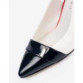 Goodin Bílá a bílá čerpadla s otevřenou patou 1