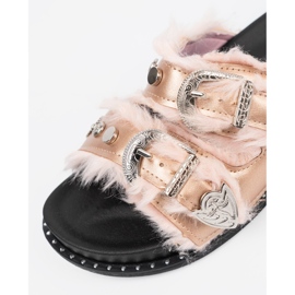 Seastar Zlaté žabky s přezky zlatý 1 Seastar Zlaté žabky s přezky zlatý 1