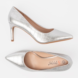 Seastar Stříbrné dámské čerpadly stříbro 2