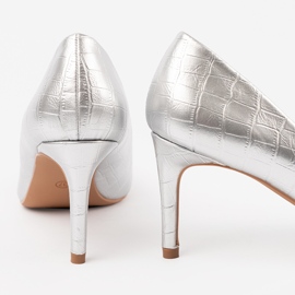 Seastar Stříbrné dámské čerpadly stříbrný 1 Seastar Stříbrné dámské čerpadly stříbrný 1