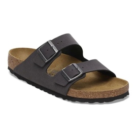 Birkenstock Arizona BS Birko-Flor Nubuk 1029134 šedá 1 Birkenstock Arizona BS Birko-Flor Nubuk 1029134 šedá 1