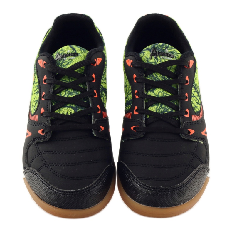 American Club Sportovní ohlávka ADI American 170619 zelená oranžový černá 4