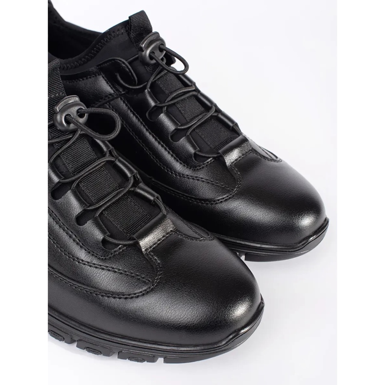 Černé sportovní boty nízké tenisky černá 1