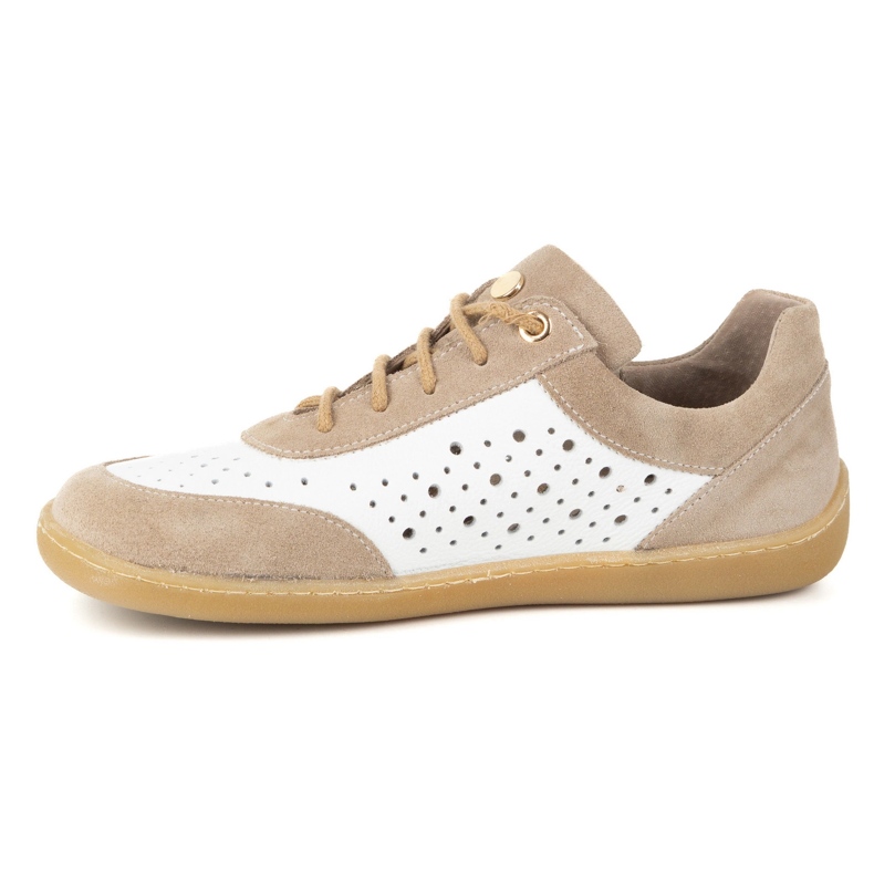 Olivier Bosé ženy minimalistické tenisky 1769Pol White Perforované bílý 2