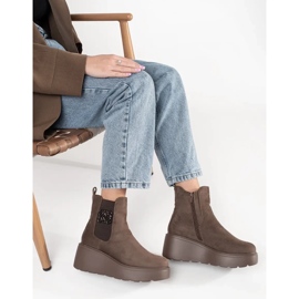 Goodin Brown Boots Suede Chetsboxes hnědý 2