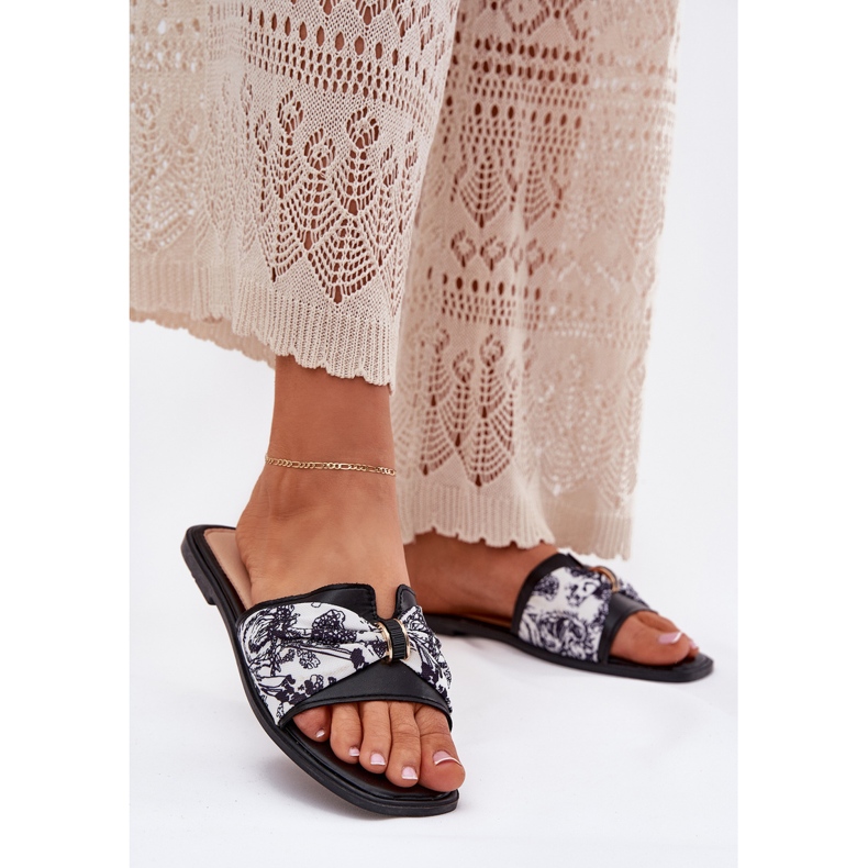 Flops Flip Flip Flip Flip Flip Flip Flops s černým lukem černá 2