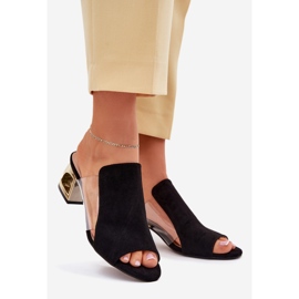 Dámské žabky na Golden Post Black černý 1