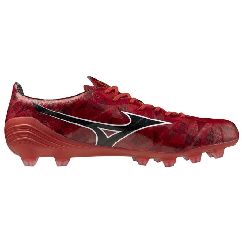 Mizuno Alfa II Elite FG P1GA256260 Fotbalové boty červené 2