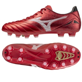 Mizuno Morelia Neo IV Pro FG P1GA253460 Fotbalové boty červený 1