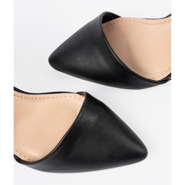 Černá čerpadla na vysoké patě černý 1