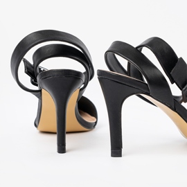 Černá čerpadla na vysoké patě černý 2