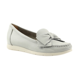 Dámské boty Caprice loafers šedá 1