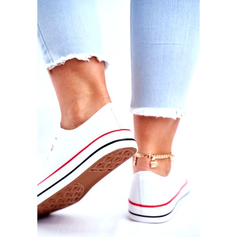 News Dámské látkové tenisky, bílé bílý 4