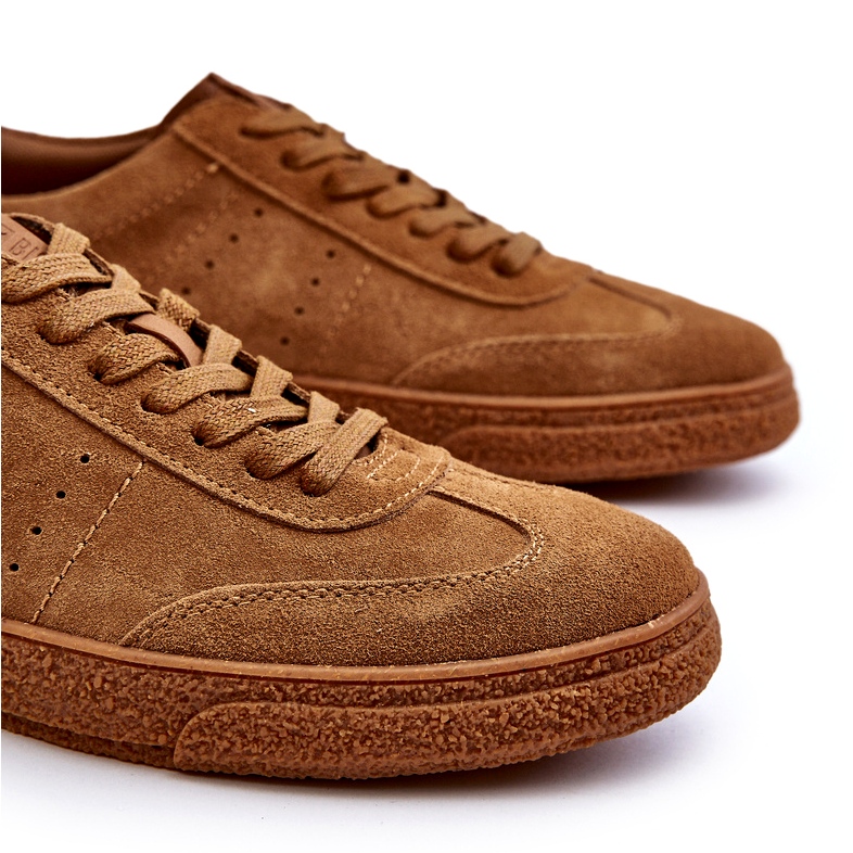 Pánské semišové tenisky Big Star NN174186 Camel béžový 4