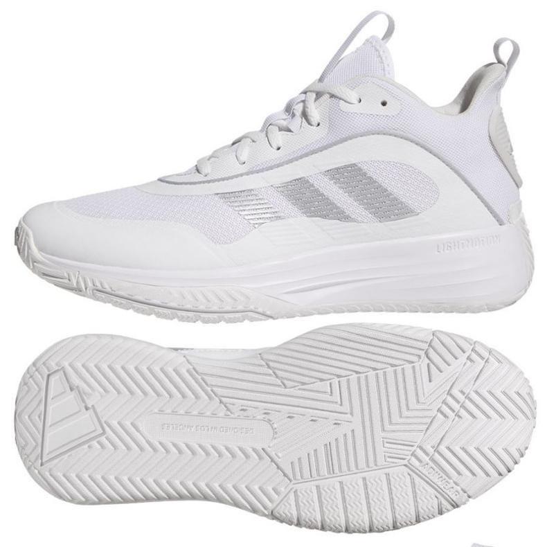 Adidas Ownthegame 3.0 JR6671 Basketball boty bílý 1