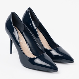 Shelvt Navy Blue vybrala čerpadla na vysoké patě 4