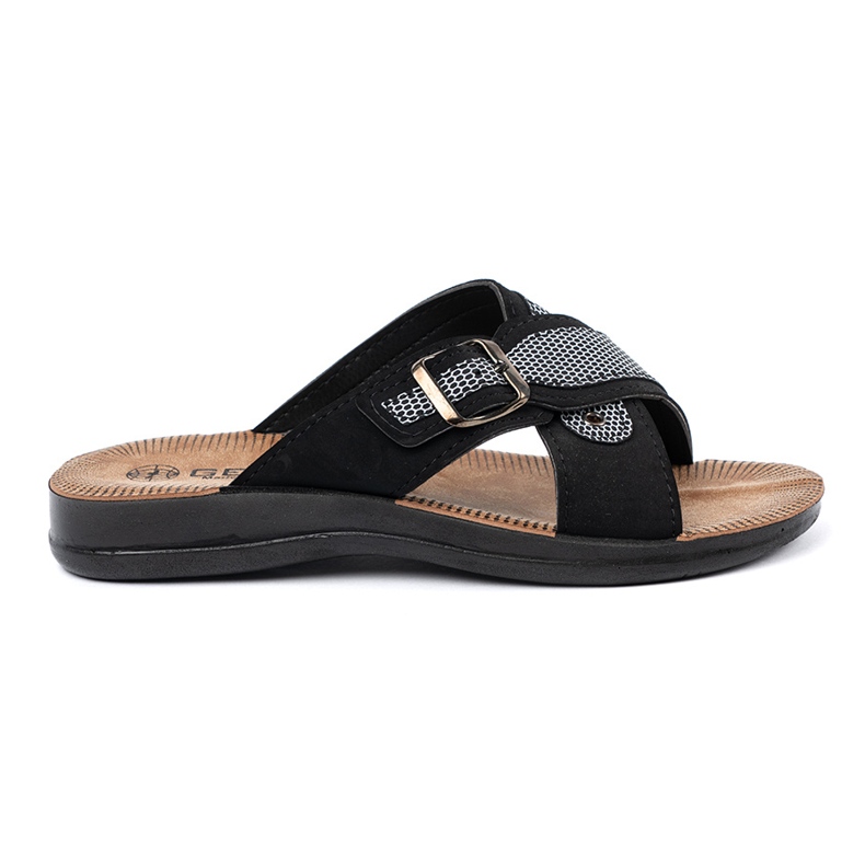 Shelvt Skřípky černých mužů s spony černá 1