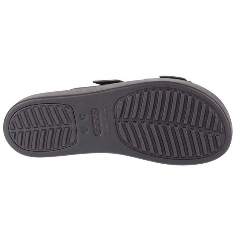 Žabky Crocs Brooklyn Low Wedge Sandal 207431-001 černý 3
