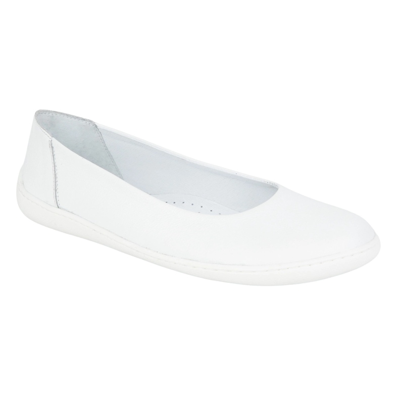 Olivier Bosé ženské minimalistické baleríny Slip -on Openwork 1771pol White bílý 1