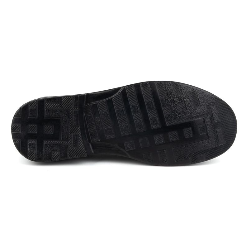 KOMODO Pánské boty vyrobené z přírodní kůže Slip-on 854k Black černý 5