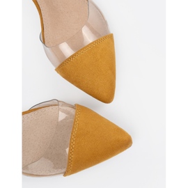 Goodin Hořčičné sandály s zakrytými prsty žlutá 1 Goodin Hořčičné sandály s zakrytými prsty žlutá 1