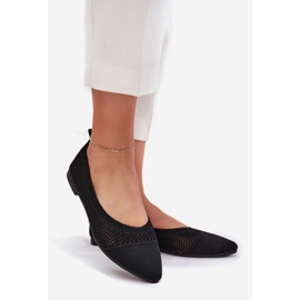 Dámské síťové baleríny černé černá 1 Dámské síťové baleríny černé černá 1