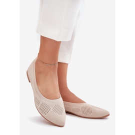 Dámský materiál Ballerinas béžové béžový 1