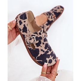 Dámské semišové boty se sponou Bacon Bias Zazoo N1261 Brown-Beige hnědý 2 Dámské semišové boty se sponou Bacon Bias Zazoo N1261 Brown-Beige hnědý 2