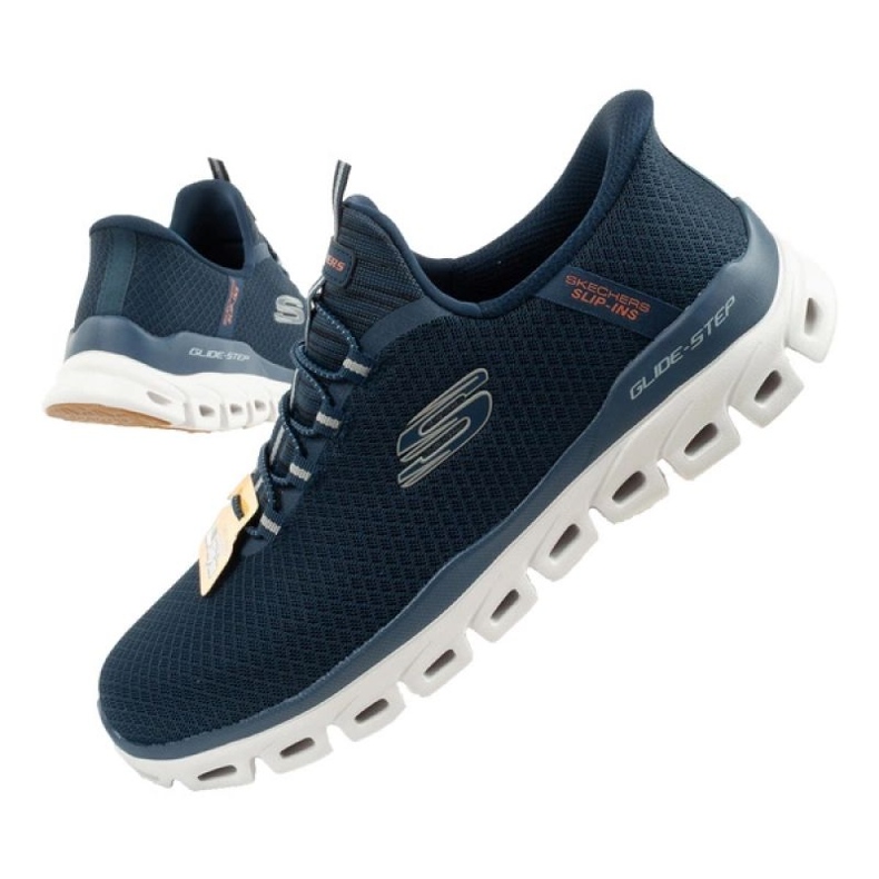Skechers Glide-Step Slip-Ins 233010/nvy boty modrý 1