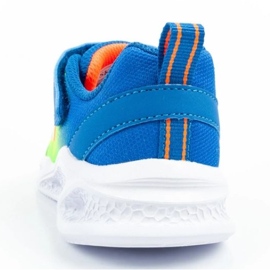 Skechers S Lights 401495N/BLLM boty modrý 4