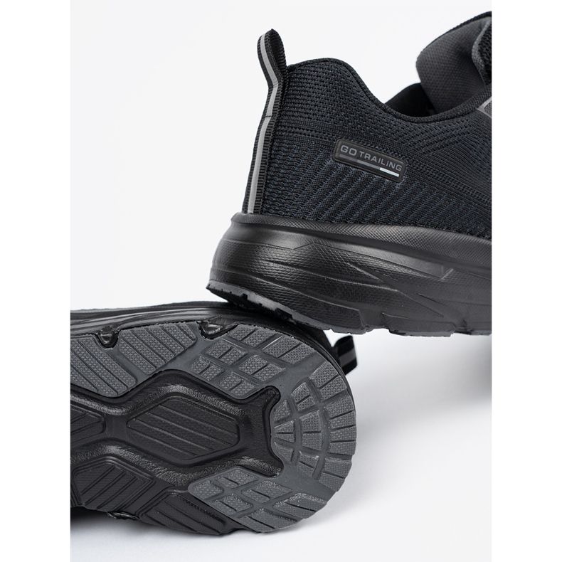 Lehké černé a šedé boty DK černá 2