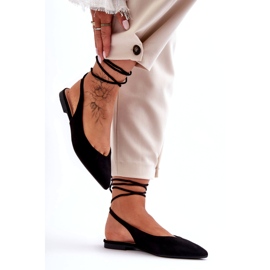 Dámské eko-e-early černé baleríny černý 3