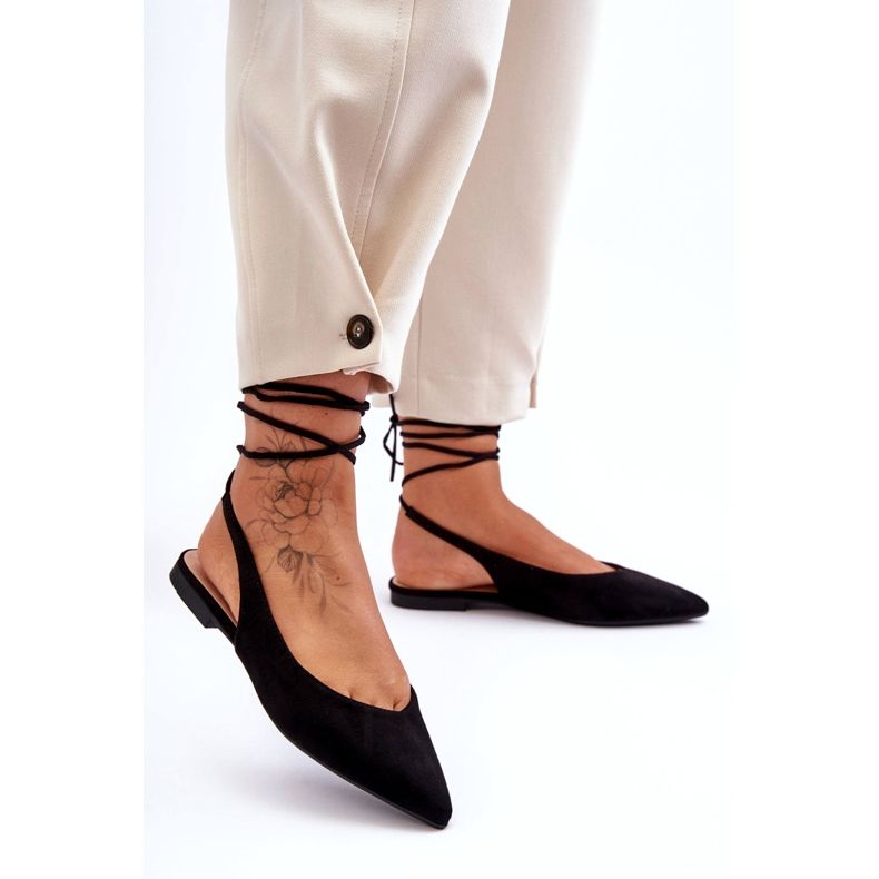 Dámské eko-e-early černé baleríny černý 1