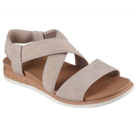Sandály Skechers bobs pouštní polibek nízký 114705-tpe béžový 1