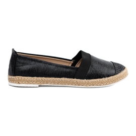 Goodin Espadrilky s eko kůží černá 1