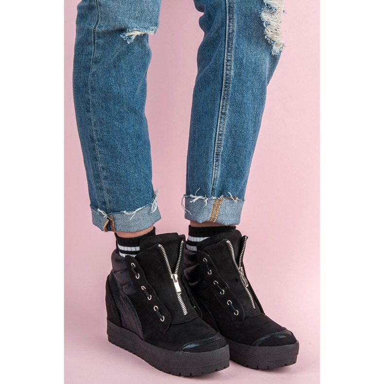 Vices Tenisky na platformě černá 2