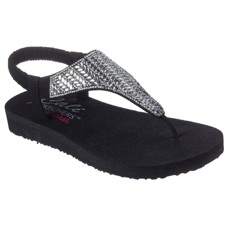 Sandály Skechers Meditation - Glamoous Muse v roce 119744 -blk černý 1